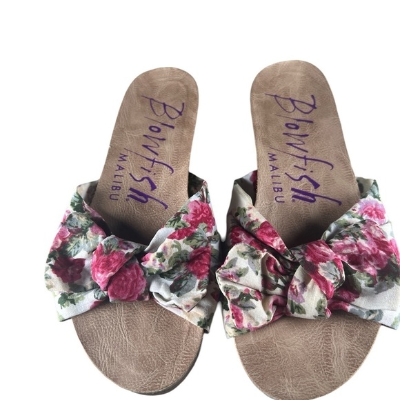 Blowfish sandals floral bow 6 - Picture 2 of 2